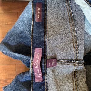 Gloria Vanderbilt Dark Blue Denim Jeans